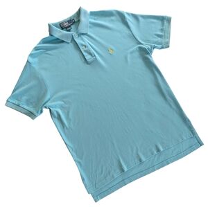 Polo Ralph Lauren Aqua Polo Shirt Size Medium